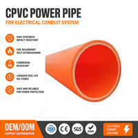 Tuyau CPVC flexible haute pression de qualité supérieure et durable pour conduite de câbles électriques, transmission d'énergie et ingénierie utilitaire