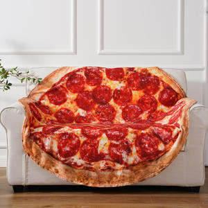 Coperta per Pizza gigante coperta per Taco per adulti e bambini coperta per cibo divertente a doppia faccia in flanella per tutti - Product Image 3