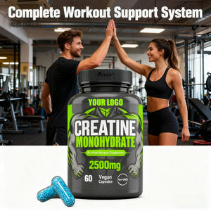 OEM/ODM creatina monoidrato pillole <span class=keywords><strong>Pre</strong></span>/<span class=keywords><strong>Post</strong></span> allenamento integratore 2500mg di creatina capsule supporta la crescita muscolare e l'energia - Product Image 2