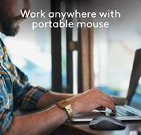 Ratón Inalámbrico Ergonómico Óptico 3D Mini HM8321 en Oferta, Receptor USB de 2.4GHz, Silencioso, para Portátil/Escritorio, con 3 Botones