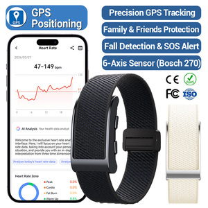Bracelet intelligent CE FCC Rohs Vigor Ai pour l'analyse du sommeil et de la santé avec GPS/SOS 24h/24, suivi d'activité physique mince et élégant pour un usage quotidien - Product Image 1