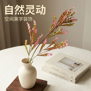 Plantes artificielles Xinchengzhi rose et vertes, bouquet de 30 cm à 100 cm, pour mariage, décoration intérieure, accessoires de photographie - Product Image 1