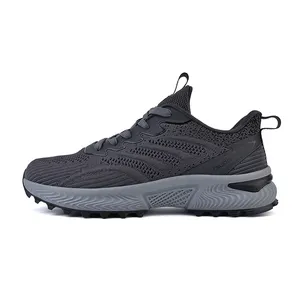 QILOO Custom High Quality Women's Luxury Lace-Up Sport Shoes Flying Woven For Casual Running In Winter And Summer