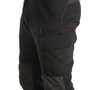 BLAKLADER - 142216459956C156 4-way-stretch Service <b>trousers</b> Black/<b>Red</b> - EAN 7330509734988 WORK <b>TROUSERS</b> <b>CARGO</b> WORK <b>TROUSERS</b> - Product Image 4