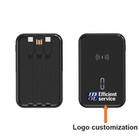 Batterie externe portable haute capacité 10000mAh/20000mAh avec affichage LED, charge rapide sans fil, USB Type-C PD 15W/20W, Li-Polymère