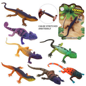 ของเล่นจิ้งจกพลาสติกแบบนิ่มที่ไวต่ออุณหภูมิจิ้งจก TPR เปลี่ยนสีได้ - Product Image 1