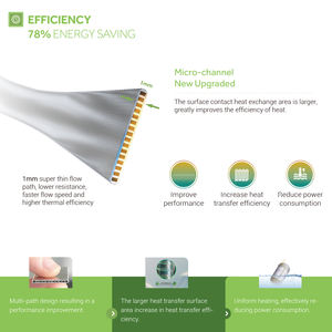 Réservoir de chaudière en émail <span class=keywords><strong>100l</strong></span> Système de chauffage hydronique hybride résidentiel <span class=keywords><strong>Chauffe</strong></span>-<span class=keywords><strong>eau</strong></span> à pompe à chaleur tout-en-un - Product Image 5