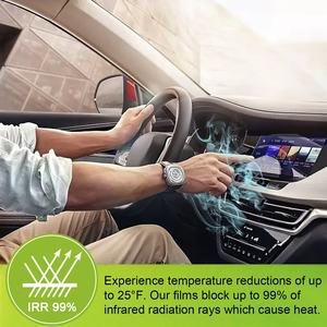 Polarizados nano Carbon <span class=keywords><strong>pelicula</strong></span> tinte solar polarizado car nano cermice UV para faros de carro car TINT window filml low cost - Product Image 4