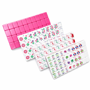 Mosaico de Mahjong Americano Personalizado de Navidad y Halloween con Fichas de Perlas - Product Image 1