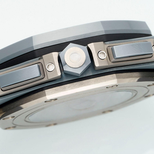 นาฬิกาจักรกล 44 มม. หน้าปัดเซรามิกสีเทาอัตโนมัติ นาฬิกาผู้ชายสุดหรู โครโนกราฟ นาฬิกาออฟชอร์อัตโนมัติ สปอร์ต - Product Image 3