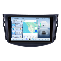 Lecteur audio de voiture 9 pouces avec écran Incell, compatible Android 15, caméra de recul, DSP, 4G LTE, GPS, radio stéréo pour Toyota RAV4 2007-2013