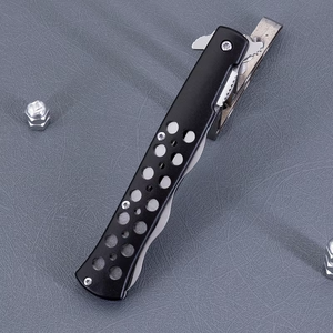 Coltello Tascabile Pieghevole con Lama Curva in Acciaio Inox Personalizzato per Campeggio, Sopravvivenza, Caccia, Fai-da-Te, Disponibile OEM - Product Image 4