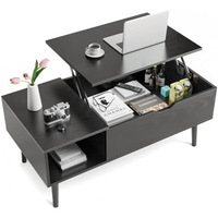 Table basse élégante et légère, rectangulaire, pour la maison, le bureau ou les petits appartements