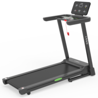 Tapis roulant électrique intelligent pliable à inclinaison automatique Kinomap pour une utilisation interactive avec application, machine de course compacte pour la remise en forme à domicile