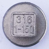 Vente directe d'usine, bouchon carré en acier inoxydable DN8 1/4\", bouchon quadragon, tête filetée externe, quincaillerie marine, roulement neuf