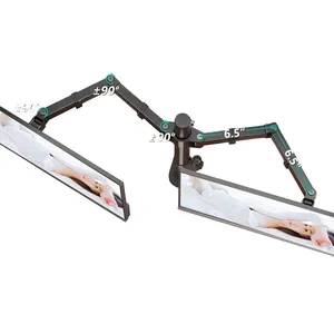 New Design Vesa 100 To 100mm LCD LED Monitor Arms Stand Double Screen Display TV Mount For 15-40 Inches