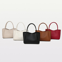 Sac fourre-tout en cuir grainé souple pour femme, convertible en sac à bandoulière ou sac à main, léger, pour les trajets quotidiens