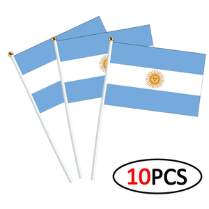 Produits populaires 2026 : série d'articles à thème drapeau argentin (8 pièces) - lunettes de soleil, écharpe, bracelet, t-shirt, patch, autocollant pour promotion - Product Image 2