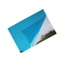 Rouleau d'autocollants muraux en miroir acrylique PET auto-adhésif en gros, feuilles de miroir souples et flexibles, autocollant