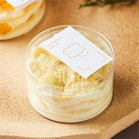Conteneur d'Emballage Rapide pour Pâtisserie, Boîte à Gâteaux en Plastique PET Transparent pour Biscuits, Emballages en Plastique pour Boulangerie