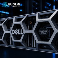 새로운 정품 Dell PowerEdge R760xs 2U 듀얼 소켓 랙 서버 4세대 Xeon 스케일러블 DDR5 엔터프라이즈 서버 배송 준비 완료