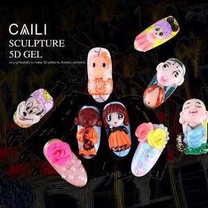 <span class=keywords><strong>Beautilux</strong></span> Vente en gros Sculpture créative 5D Pâte à modeler Gomme Soak Off Gel Nail Modeling Gel Sculpture Nail Gel acrylique Soild - Product Image 3