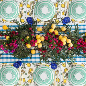 Assiettes en céramique rondes vertes durables en gros pour événements, mariages, usage domestique et restaurants - Product Image 1