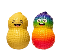 Jouet Squishy XL en forme d'arachide à remontée lente, assortiment, 1 pièce