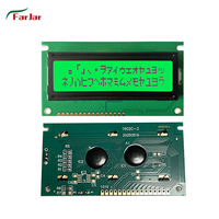 Módulo LCD Farjia 84*44MM JHD162D 1602 16X2 con Caracteres Negros y Retroiluminación LED Verde, Interfaz SPI e I2C, Circuito Integrado SPLC780D