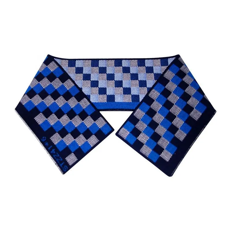Plain Ribbing 1X1 Polyester Flat Knit rib fabric Solid Color Collar for POLO shirt Full Collar
