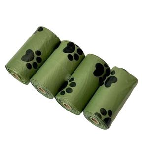 Sacs à déjections canines jetables écologiques à motifs mignons imprimés sur mesure, sacs poubelles de voyage biodégradables en plastique portables pour animaux de compagnie - Product Image 2