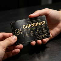 Tarjetas de Presentación de Acero Inoxidable Personalizadas con Nombre de Marca Empresarial, Placa de Identificación en Blanco para Restaurantes y Bares de Alta Gama