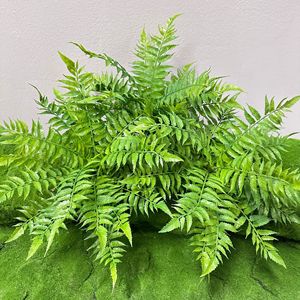 Plante artificielle de fougère Meng Jie 40 cm, feuillage vert, décoration intérieure - Product Image 4