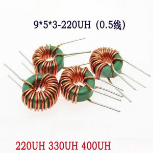 Inductor de anillo magnético 953-400UH0.5, inductor de modo común de diámetro de cable de 0.5 mm, inductor de filtro de fuente de alimentación de CC, inductor de anillo - Product Image 2