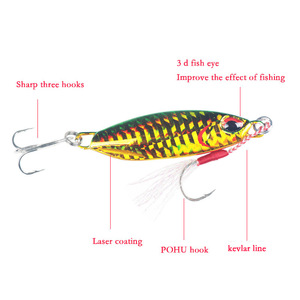 เหยื่อตกปลา Yajie Outdoor Lead Fish 30 กรัม 5 ซม. สำหรับตกปลาแบบจิ๊กกิ้งในน้ำเค็ม - Product Image 2