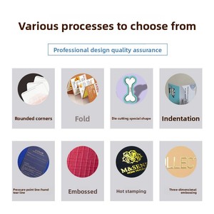 Tarjetas de Agradecimiento Personalizables, Tarjetas de Postventa, Tarjetas Plegables en <span class=keywords><strong>Inglés</strong></span> para Comercio Transfronterizo, Tarjetas Troqueladas, Papel Recubierto Impreso en Offset - Product Image 3