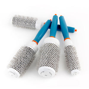 Peine de barril de moda con tecnología nano cerámica iónica resistente al calor, antiestático, para peluquería, de nailon, acetato, ABS, PC, para viajes y hoteles. - Product Image 6