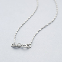 Nugget d'Argento Intrecciato in Argento Sterling 925 20 "   22 "   24 "   Catena