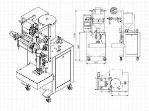 Máquina Automática para Envasado <span class=keywords><strong>de</strong></span> Líquidos en Barra con Seguimiento Fotoeléctrico y Diseño Higiénico para Gelatina en Barra, <span class=keywords><strong>Gel</strong></span> Energético - Product Image 6