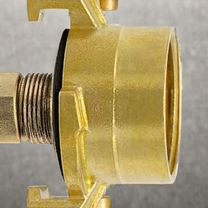 ข้อต่อทองเหลืองแบบเกลียว BSP ขนาด 3/8 1/2 3/4 1 นิ้ว สำหรับท่อสวนและสายยาง - Product Image 4