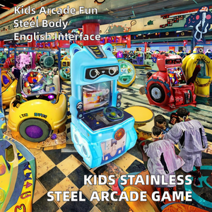 Petite machine de jeu d'arcade à monnayeur pour enfants, avec écran tactile, pour le jeu et la langue anglaise, CA 110/220V - Product Image 2