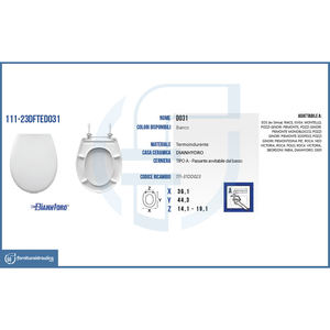 D031 Sièges de toilette imperméables thermodurcissables, accessoire de salle de bain de qualité supérieure - Product Image 2