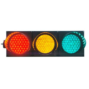 Feux de signalisation routière LED rouge, jaune et vert de 400 mm à haute luminosité, en plastique, best-seller en usine - Product Image 1