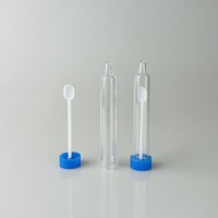 Tubo de ensayo de laboratorio transparente con escala para análisis de orina, tubo de plástico de 12 mililitros para sedimentación de orina