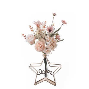 Ramo de Flores Artificiales Muxi, Rosa, Camelia, Diente de León, para Boda, Decoración del Hogar, CF01306 - Product Image 5