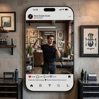 Miroir Mural Instagram Y2K, Miroir Selfie, Décoration Murale Rétro, Articles de Décoration Intérieure