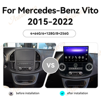 13,3 pulgadas para Mercedes Benz VITO W447 2015-2022 pantalla táctil de coche navegación GPS Carplay Radio de coche DSP BT Video Multimedia