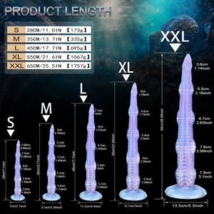 YOCY Fantasy Huge Tentacle <b>Dildo</b> Suction Cup Silicone Flexible Deep Sea Octopus Tentacle Anal Plug Unisex Adult Sex Toys - Product Image 2