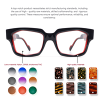 Último Diseño de Monturas Ópticas, Monturas Ópticas de Acetato Anti Luz Azul, Monturas de Gafas Ópticas de Alta Calidad, Acetato Único