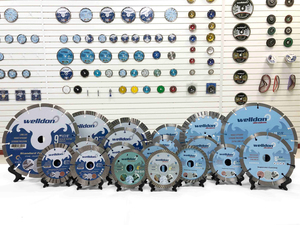 Lame de scie circulaire <span class=keywords><strong>diamant</strong></span>ée WELLDON, segmentée, silencieuse, haute vitesse, <span class=keywords><strong>180</strong></span> mm, pour découpe multi-usages du granit - Product Image 5